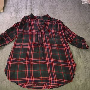Flannel blouse
